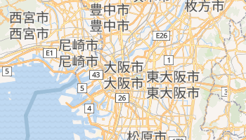 大阪市 の地図
