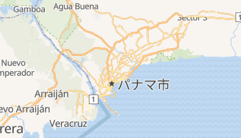 パナマ の地図