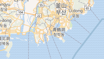 釜山広域市 の地図
