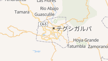 テグシガルパ の地図