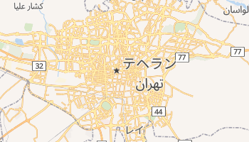 テヘラン の地図
