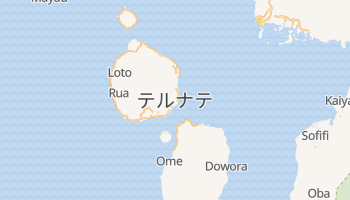 テルナテ島 の地図