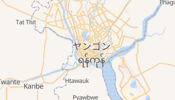 ヤンゴン の地図