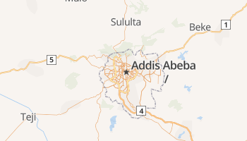 Addis Abeba online kaart