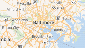 Baltimore online kaart