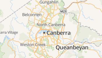 Canberra online kaart
