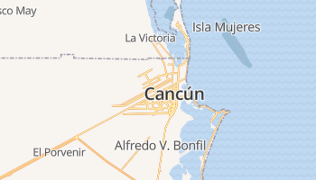 Cancun online kaart