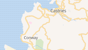 Castries online kaart