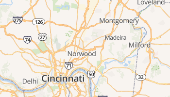 Cincinnati online kaart