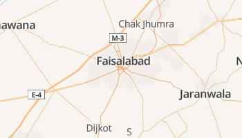 Faisalabad online kaart