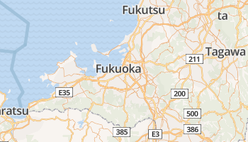 Fukuoka online kaart