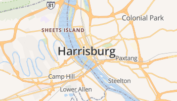 Harrisburg online kaart