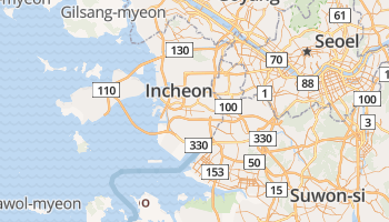 Incheon online kaart