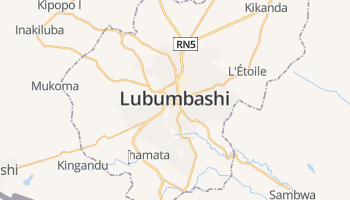 Lubumbashi online kaart