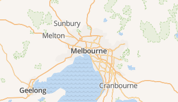 Melbourne online kaart