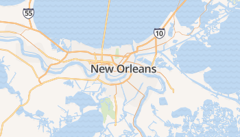 New Orleans online kaart