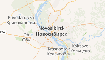 Novosibirsk online kaart