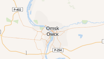 Omsk online kaart
