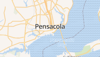 Pensacola online kaart