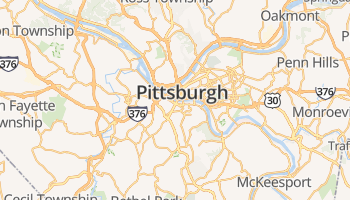 Pittsburgh online kaart