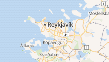 Reykjavik online kaart