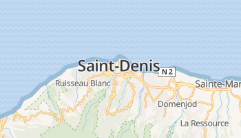 Saint-Denis online kaart