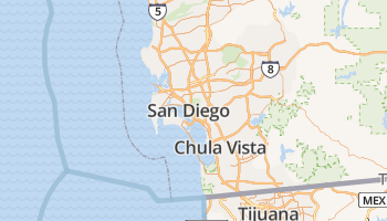 San Diego online kaart