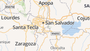 San Salvador online kaart