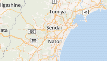 Sendai online kaart