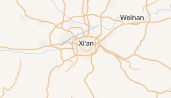 Xi'an online kaart