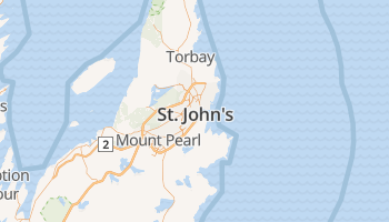St. John's online kaart