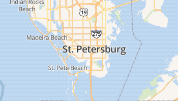 St. Petersburg online kaart
