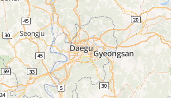 Daegu online kaart