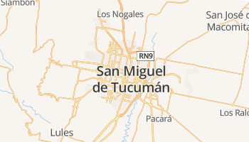 San Miguel de Tucumán online kaart
