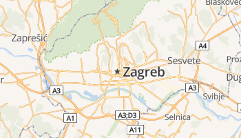 Zagreb online kaart