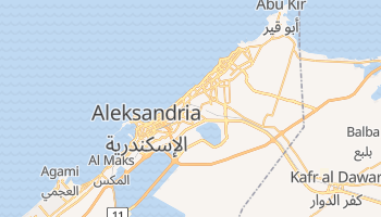 Aleksandria - szczegółowa mapa Google