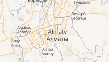 Ałma Ata - szczegółowa mapa Google
