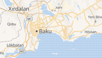 Baku - szczegółowa mapa Google