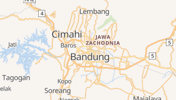 Bandung - szczegółowa mapa Google
