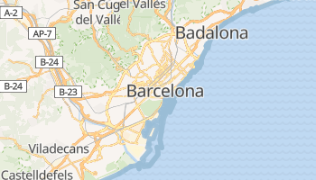 Barcelona - szczegółowa mapa Google