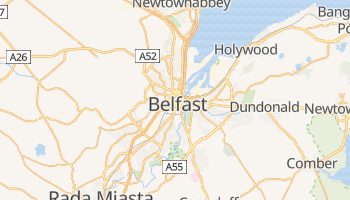 Belfast - szczegółowa mapa Google