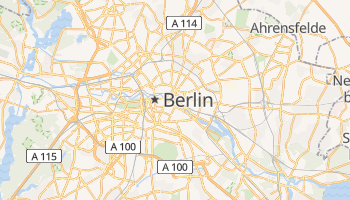 Berlin - szczegółowa mapa Google