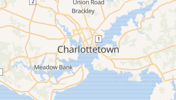 Charlottetown - szczegółowa mapa Google