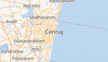 Madras - szczegółowa mapa Google