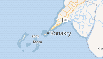 Konakry - szczegółowa mapa Google