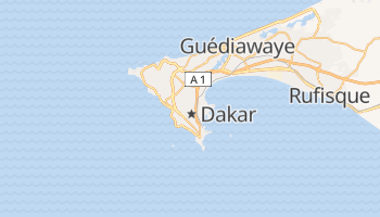 Dakar - szczegółowa mapa Google