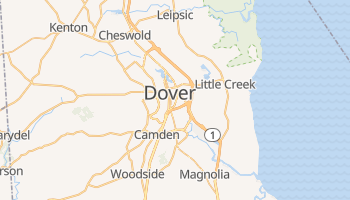Dover - szczegółowa mapa Google