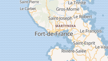 Fort-de-France - szczegółowa mapa Google