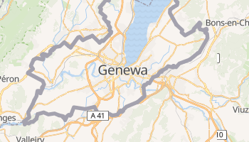 Genewa - szczegółowa mapa Google