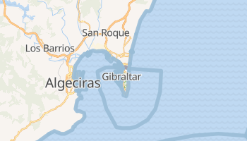 Gibraltar - szczegółowa mapa Google